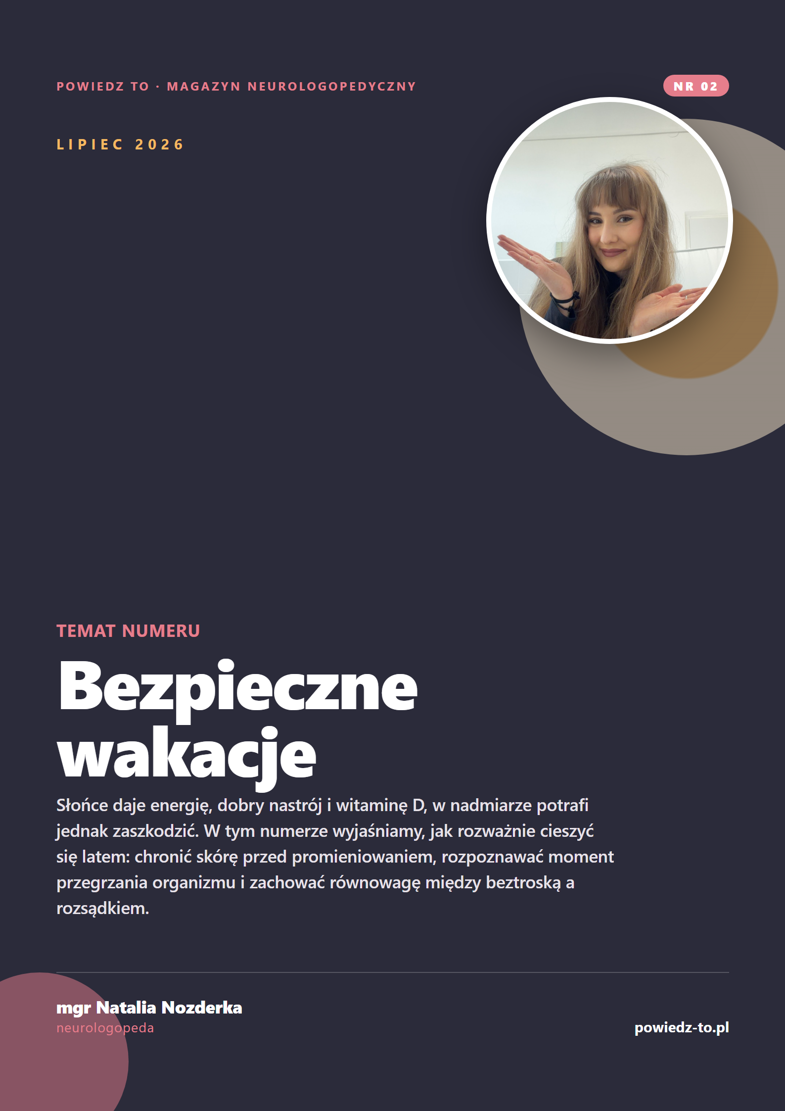 Magazyn Powiedz To Nr 02 Lipiec 2026 Bezpieczne wakacje okładka
