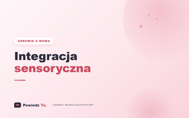 Objawy zaburzeń sensorycznych