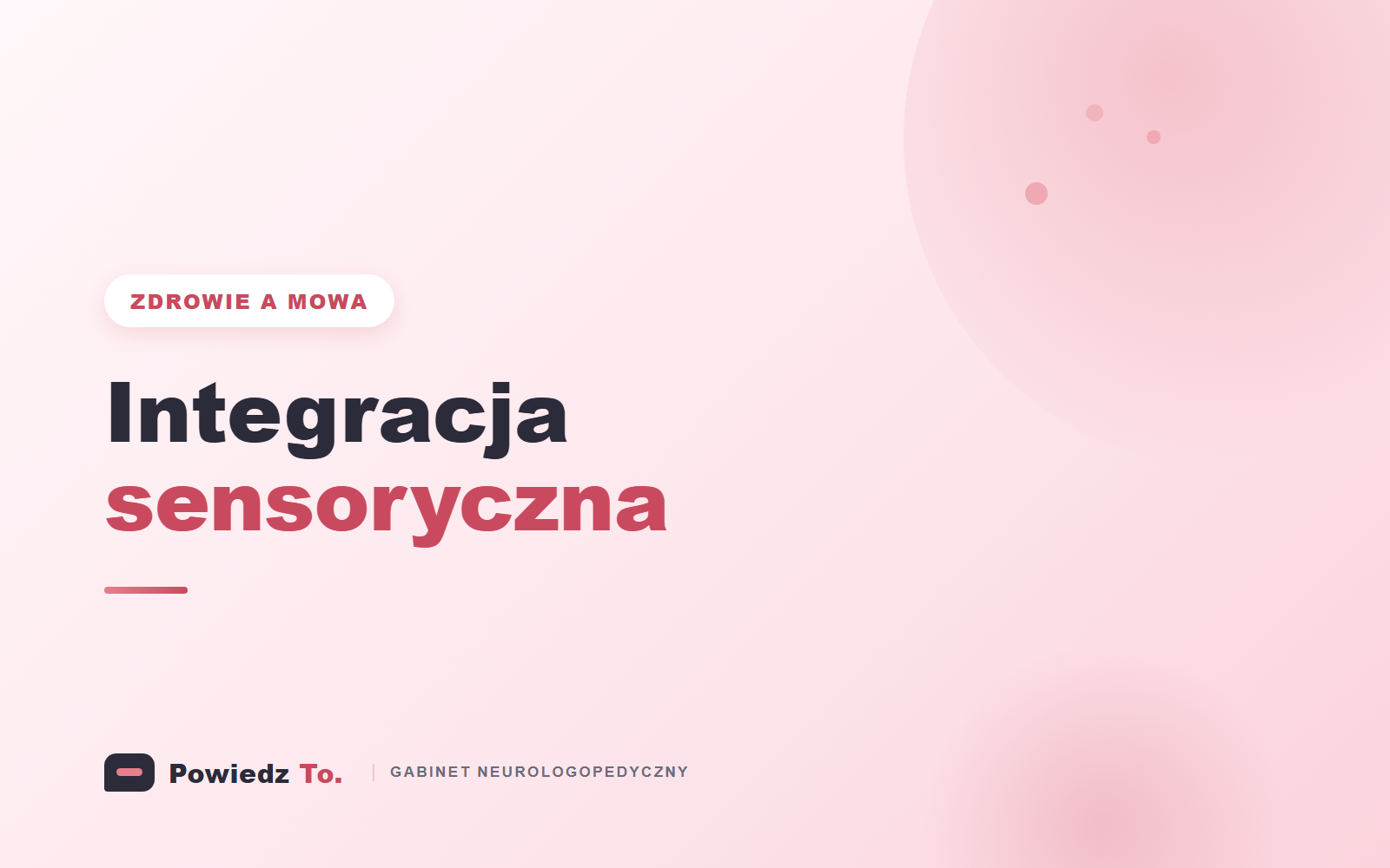 Zaburzenia integracji sensorycznej u dziecka, objawy, blog gabinetu Powiedz To