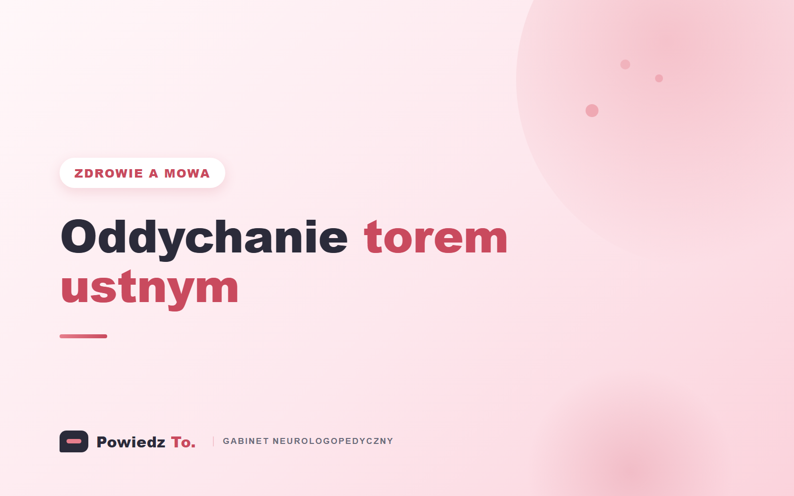 Oddychanie torem ustnym u dziecka i jego konsekwencje, blog gabinetu neurologopedycznego Powiedz To