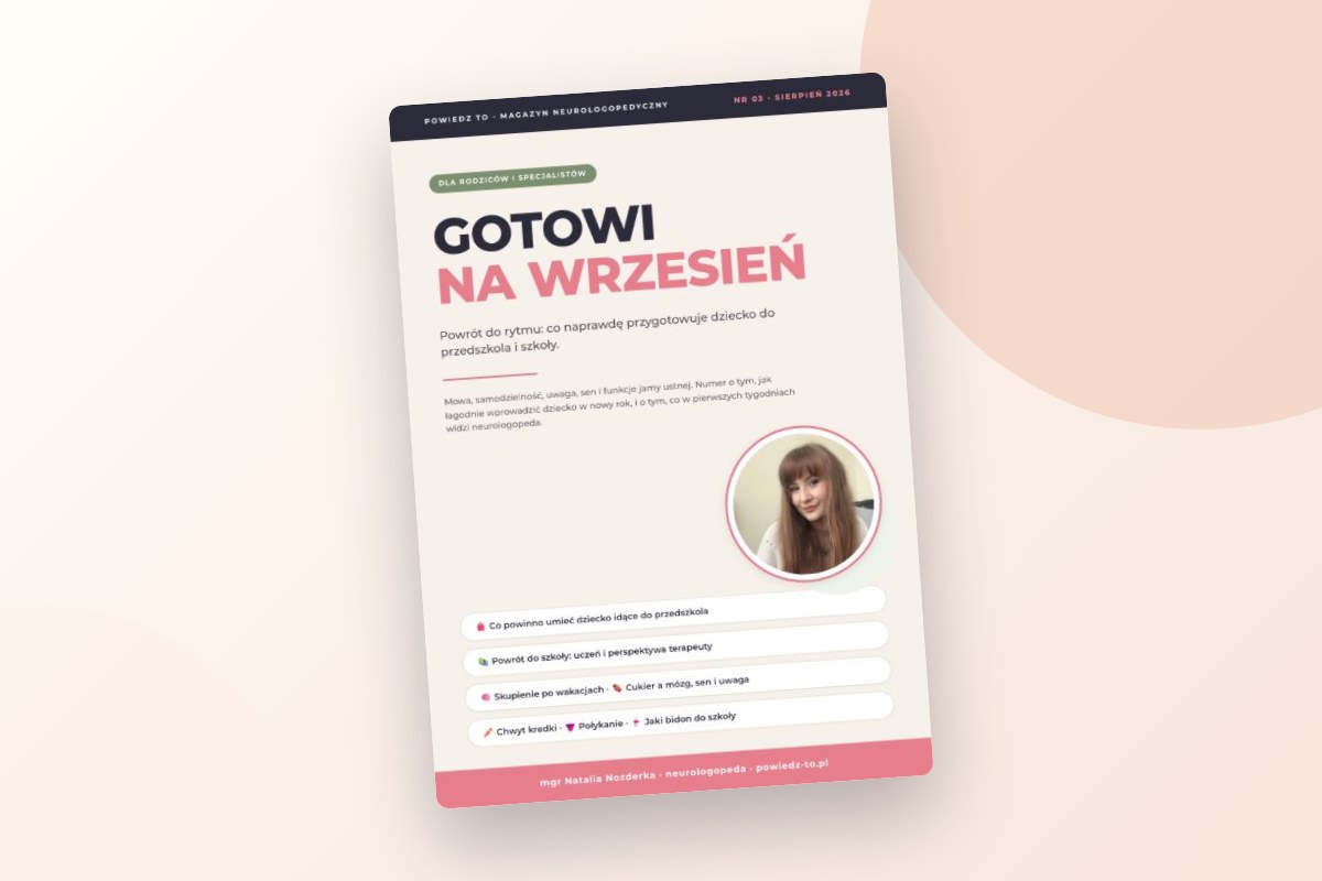 Magazyn Powiedz To, miesięcznik o rozwoju mowy dziecka