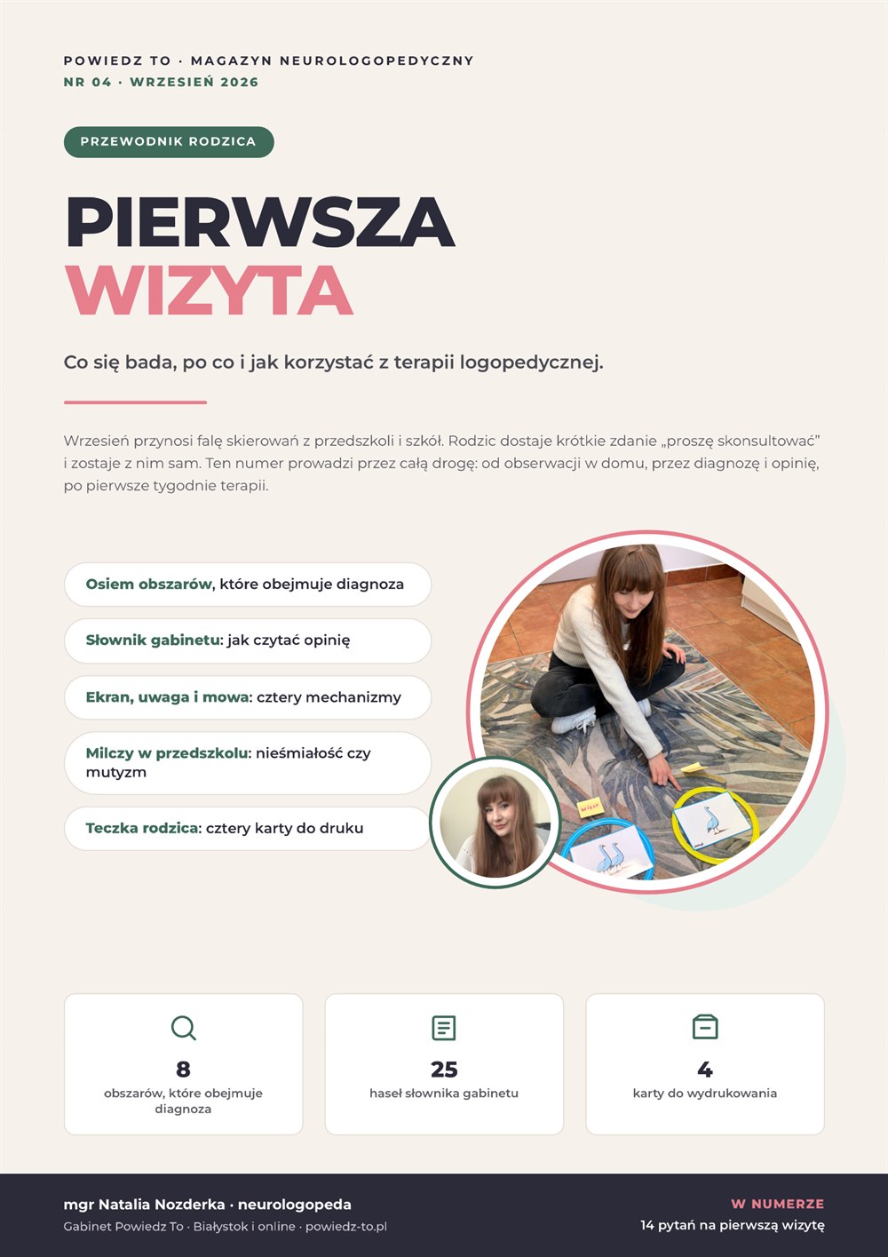 Magazyn Powiedz To Nr 04 Wrzesień 2026, Pierwsza wizyta, okładka